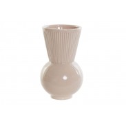 Keramická váza \PALE PINK\ 9.5x9.5x16cm