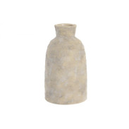 Kameninová váza \BEIGE\ 14x14x25cm