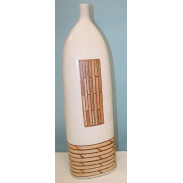 Váza \STAMP\ 19x52cm-keramika