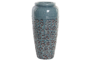 Terakotová váza \BLUE\ 19.5x40cm