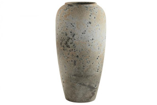 Keramická váza \WORN OUT BROWN\ 16x31cm