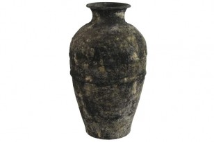 Terakotová váza \AGED DARK\ 26x26x46.5cm