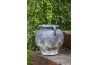 Terakotová váza \AGED GREY\ 27x26x26.5cm