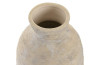 Kameninová váza \BEIGE\ 14x14x25cm