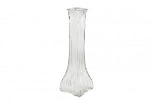 Skleněná váza \SQUARE\ 6.5x6.5x21,5cm