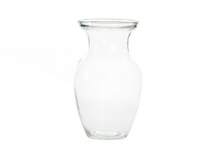 Skleněná váza \TRANSPARENT\ 12.5x20.5cm