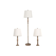 Sada 3ks lamp \METAL BROWN\ 41x41x150cm