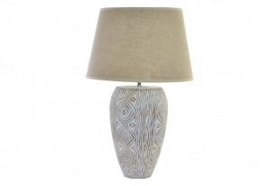 Stolní lampa \AFRICAN WHITE\ 37x37x58cm