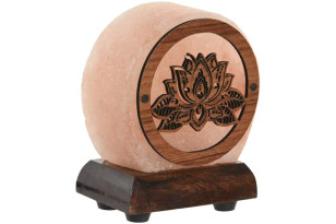 Stolní solná lampa \LOTUS\ 8.5x5.5x10.5