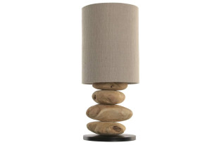 Stolní lampa \TEAK\ 32x32x71cm