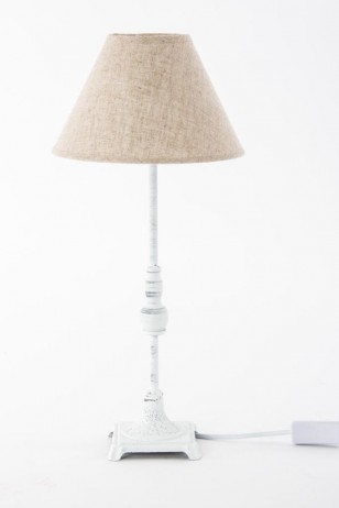 Lampa stolní \BROWN&WHITE-metal\ 22x48cm