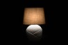Keramická stolní lampa \WHITE\ 33x18x48