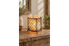 Stolní solná lampa \BASKET\ 17x17x23cm