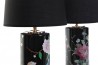 Stolní lampa \FLOWERS in BLACK\ 28x50/2b