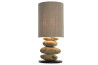 Stolní lampa \TEAK\ 32x32x71cm