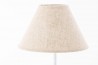 Lampa stolní \BROWN&WHITE-metal\ 22x48cm