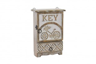 Skříňka na klíče \KOLO\ 20x9x30/dřevo