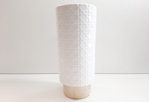 Keramická váza \WHITE\ 10x10x22cm