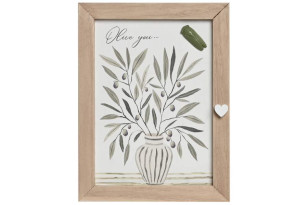 Skříňka na klíče \OLIVA\ 20x6x26cm