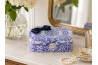 Šperkovnice \PU-FLORAL BLUE\ 15x10x4.5cm