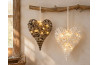 Dekorace srdce \LED LIGHT\ 25cm/2b-závěs