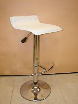 Barová židle \PU METAL WHITE\ 55x76cm