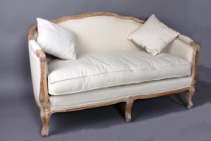 Sofa \PROVENCE with WOOD\ 145x73x90cm