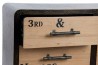 Komoda \INDUSTRIAL-WHEELS\ 100x39x74cm