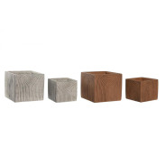 Sada 2ks květináčů \ARCHS\ 17x17x15/2b.
