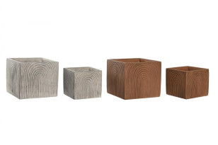 Sada 2ks květináčů \ARCHS\ 17x17x15/2b.