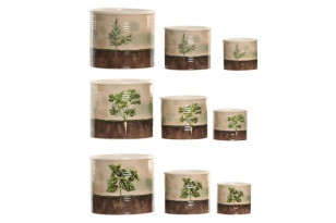 Sada 3ks květináčů \BYLINKY\ 13.6x11.8cm