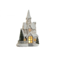 Dekorace \DOMEK\ s LED světly 35x20x51cm