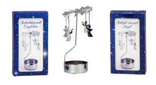 Stínohra na svíčku \ANDĚL\ 14x6.5cm