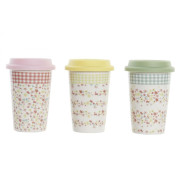 Cestovní hrnek \KVÍTKA\ 10x14/400ml/3b.