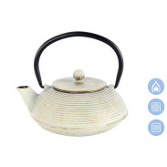 Litinová konvice \WHITE&GOLD\ 500ml