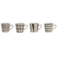 Hrnek \STONEWARE B&W\ 8x5.8x7.5/150ml