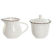 Cukřenka a mléčenka \PORCELAIN\ 12x8x8.4