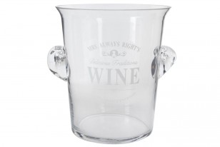 Chladící nádoba na víno 20x18cm - sklo