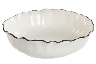 Talíř hluboký \PORCELAIN\ 20x20x6cm
