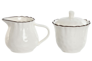Cukřenka a mléčenka \PORCELAIN\ 12x8x8.4
