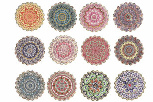 Podložka pod skleničku 10.8x0.7/12dr.