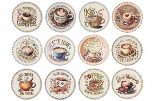 Podložka pod skleničku 10.8x0.7/12dr.