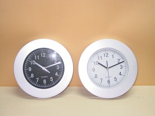 PVC nástěnné hodiny \B&W\ 30cm/2b.