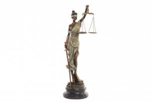 Socha \LADY OF JUSTICE\ 16x15x54cm-resin
