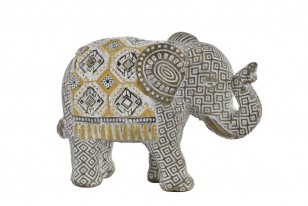 Soška slon \ETHNIC\ 14x5.5x10-resin