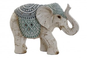 Soška slon \AGED\ 23.5x8.5x16.5 - resin