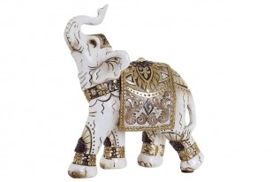 Soška slon \DECAPE WHITE\ 11x5x13.5cm