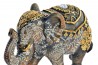 Soška slon \GOLDEN BROWN\ 12.5x5.5x8.8cm