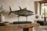 Dekorace \TUŇÁK\ - resin 79x29x48cm