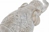 Soška slon \WHITE AGED\ 29x11x19-resin